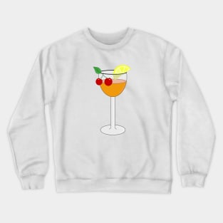 Fruit Cocktail Glass Crewneck Sweatshirt